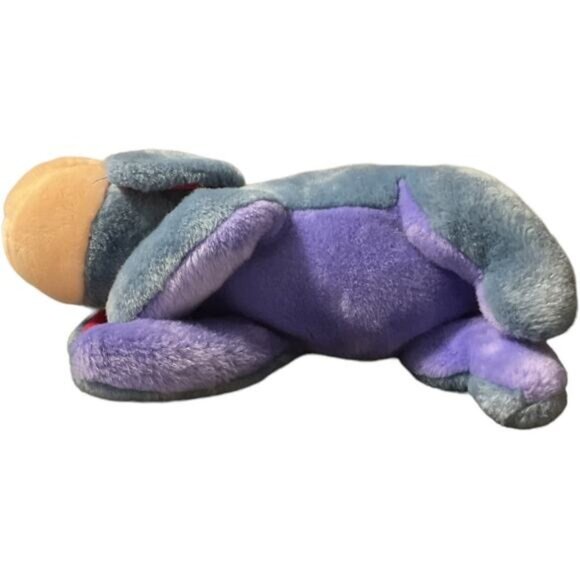 Disney Eeyore Detachable Tail Plush Stuffed Animal Blue & Purple Soft Toy - Picture 8 of 8
